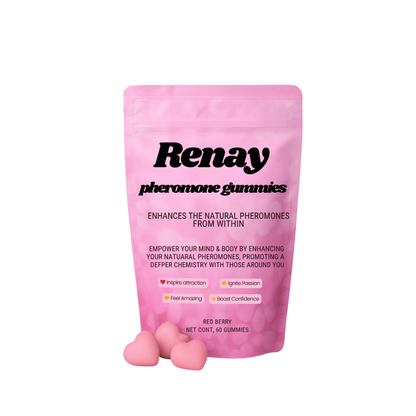 Renay Pheromone Gummies - Enhances Your Natural Pheromones From Within - 30 Count Mixed Berry Flavor