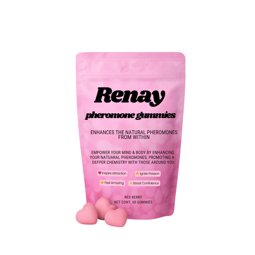 Renay Pheromone Gummies - Enhances Your Natural Pheromones From Within - 30 Count Mixed Berry Flavor